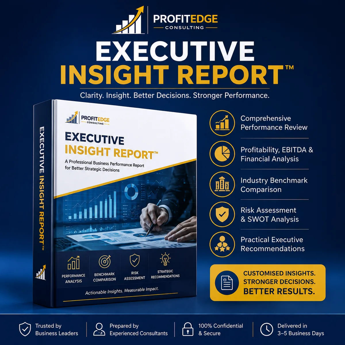 Executive Insight Report by ProfitEdge Consulting – Business Performance Analysis, EBITDA Review and Strategic Business Recommendations
