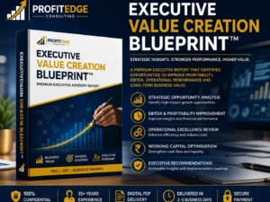 Executive Value Creation Blueprint™ Premium Business Performance Report by ProfitEdge Consulting