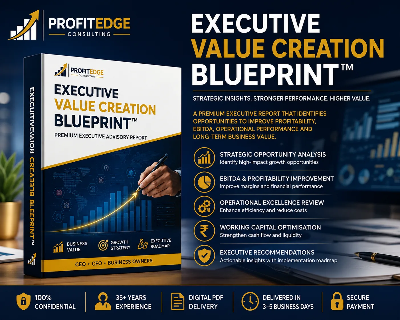 Executive Value Creation Blueprint™ Premium Business Performance Report by ProfitEdge Consulting